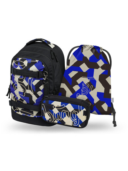 BAAGL  BAAGL SZETT 3 Skate Max Variety: hátizsák, tolltartó, zsák GRS