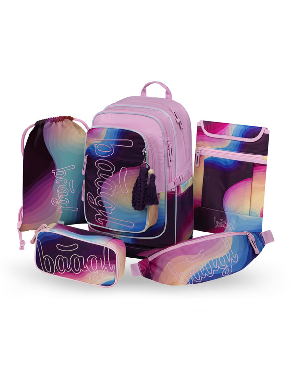 BAAGL  BAAGL SZETT 5 Cubic Lyra: hátizsák, tolltartó, zsák, övtáska, noteszgép tok GRS