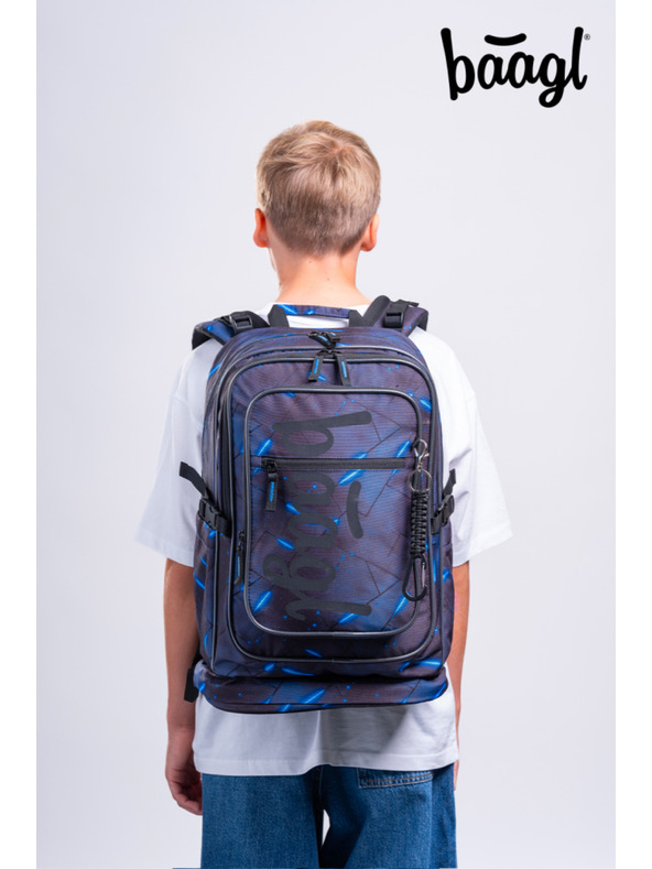 BAAGL  BAAGL Iskolai hátizsák Cubic Flash GRS