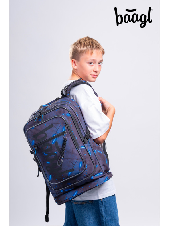 BAAGL  BAAGL Iskolai hátizsák Cubic Flash GRS