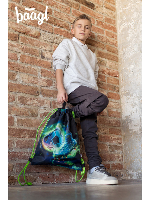 BAAGL  BAAGL SET 5 Ergo Futball Játékos: aktatáska, tolltartó, zsák, kötény, pénztárca