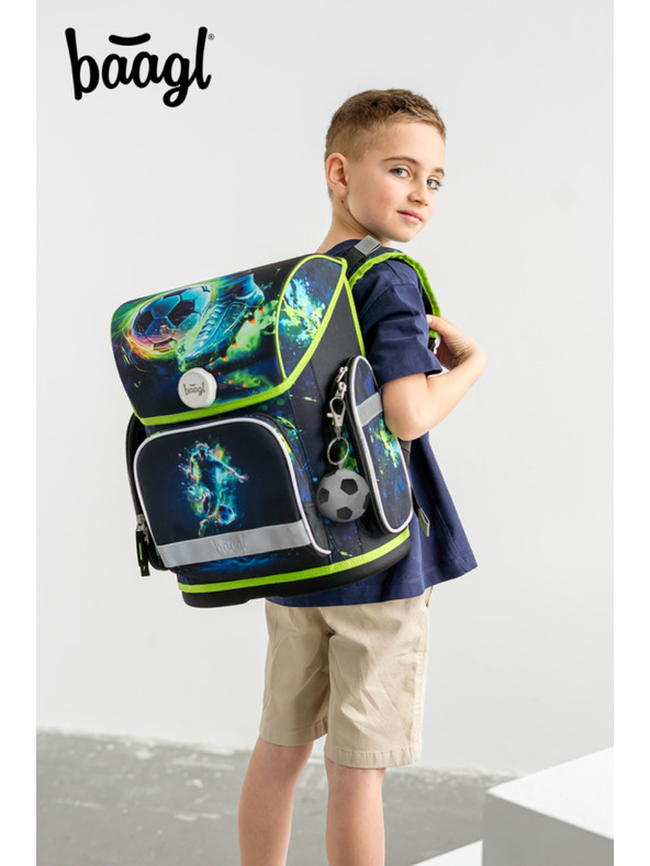 BAAGL  BAAGL SET 5 Ergo Futball Játékos: aktatáska, tolltartó, zsák, kötény, pénztárca