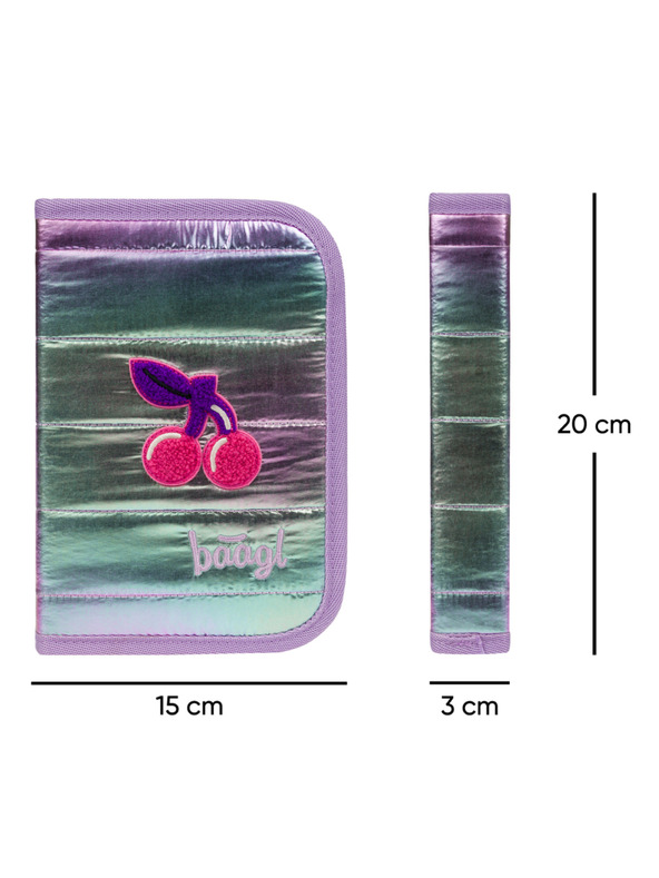 BAAGL  BAAGL SET 3 Zippy Lavender: aktatáska, tolltartó, zsák