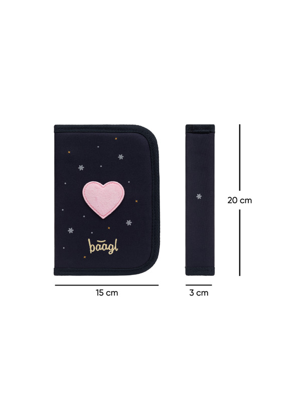 BAAGL  BAAGL Iskolai tolltartó egyemeletes Unicorn Gold