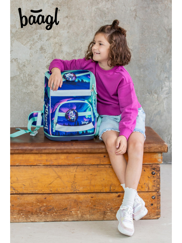 BAAGL  BAAGL SET 5 Zippy Plus Aurora: aktatáska, tolltartó, zsák, kötény, pénztárca GRS