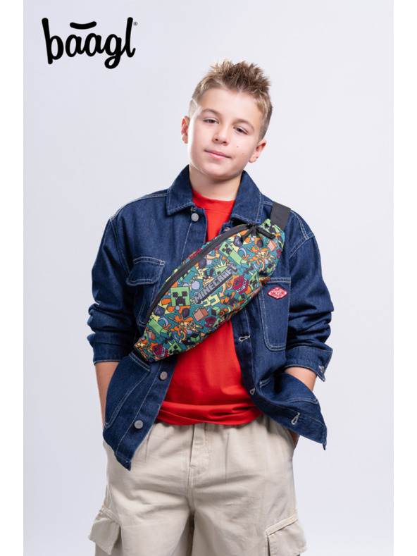 BAAGL  BAAGL Övtáska Snap Minecraft Chaos