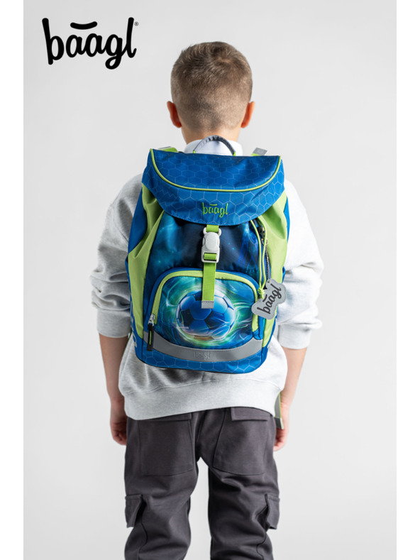 BAAGL  BAAGL SZETT 5 Airy Futball Labda: hátizsák, tolltartó, zsák, kötény, pénztárca