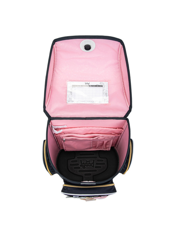 BAAGL  BAAGL SZETT 3 Ergo Unicorn Gold: iskolatáska, tolltartó, zsák