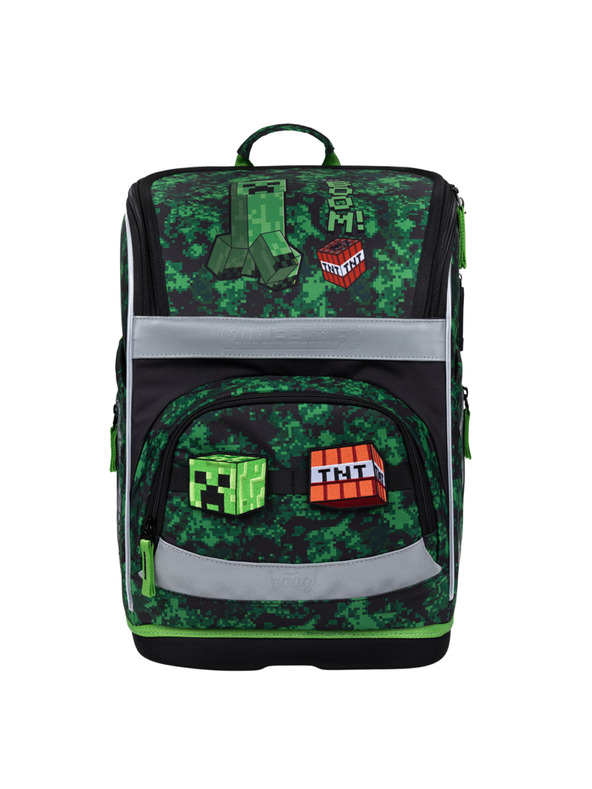 BAAGL  BAAGL SZETT 3 Zippy Plus Minecraft Boom: iskolatáska, tolltartó, zsák