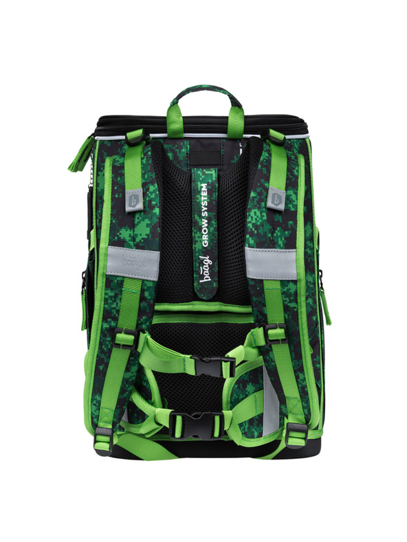 BAAGL  BAAGL SZETT 3 Zippy Plus Minecraft Boom: iskolatáska, tolltartó, zsák