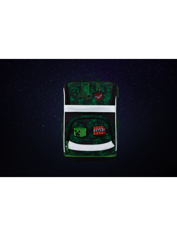 BAAGL  BAAGL SZETT 3 Zippy Plus Minecraft Boom: iskolatáska, tolltartó, zsák