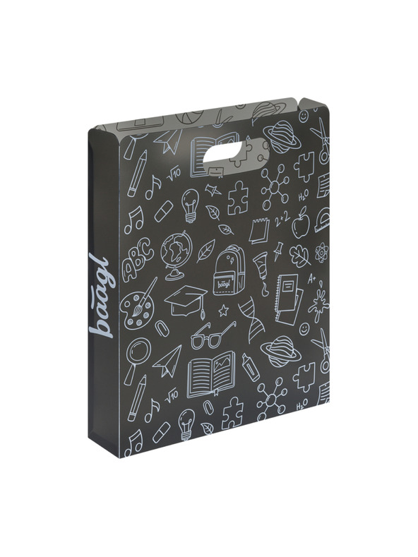 BAAGL  BAAGL Műanyag füzetborítók School szürke