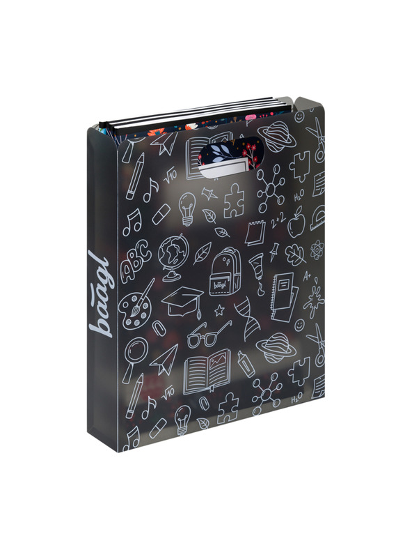 BAAGL  BAAGL Műanyag füzetborítók School szürke