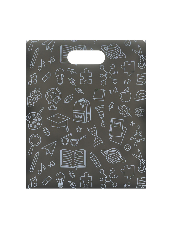 BAAGL  BAAGL Műanyag füzetborítók School szürke