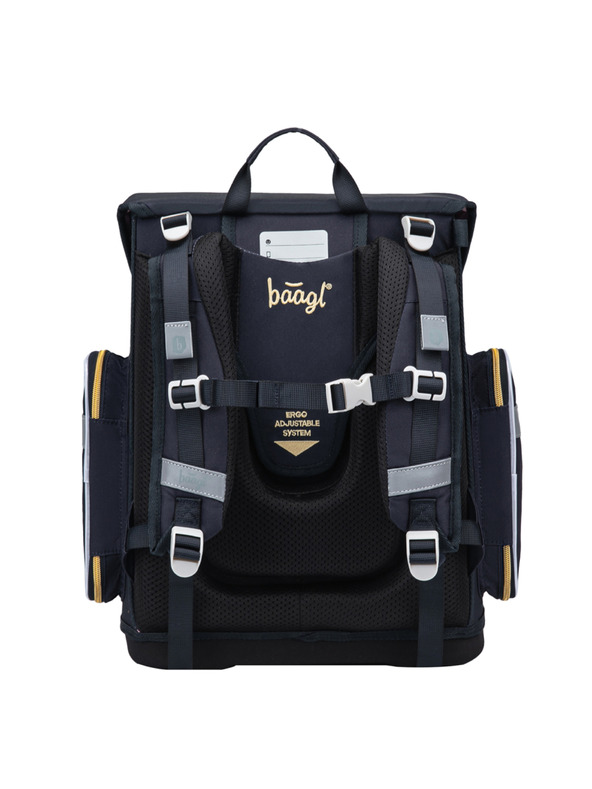 BAAGL  BAAGL SZETT 5 Ergo Unicorn Gold: aktentáska, tolltartó, zsák, kötény, pénztárca