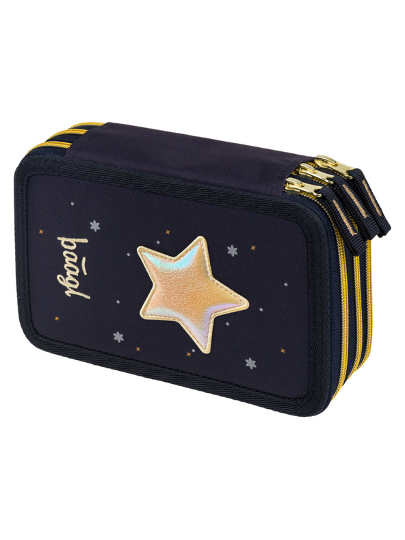 BAAGL  BAAGL Iskolai tolltartó három részes Unicorn Gold