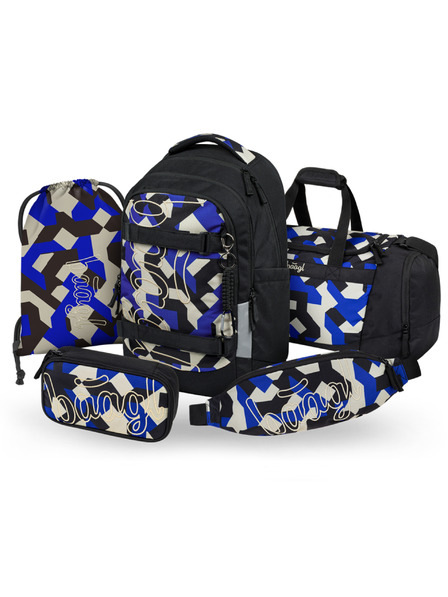 BAAGL  BAAGL SZETT 5 Skate Max Variety: hátizsák, tolltartó, zsák, sporttáska, övtáska GRS