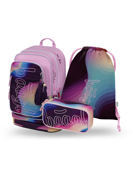 BAAGL  BAAGL SZETT 3 Cubic Lyra: hátizsák, tolltartó, zsák GRS