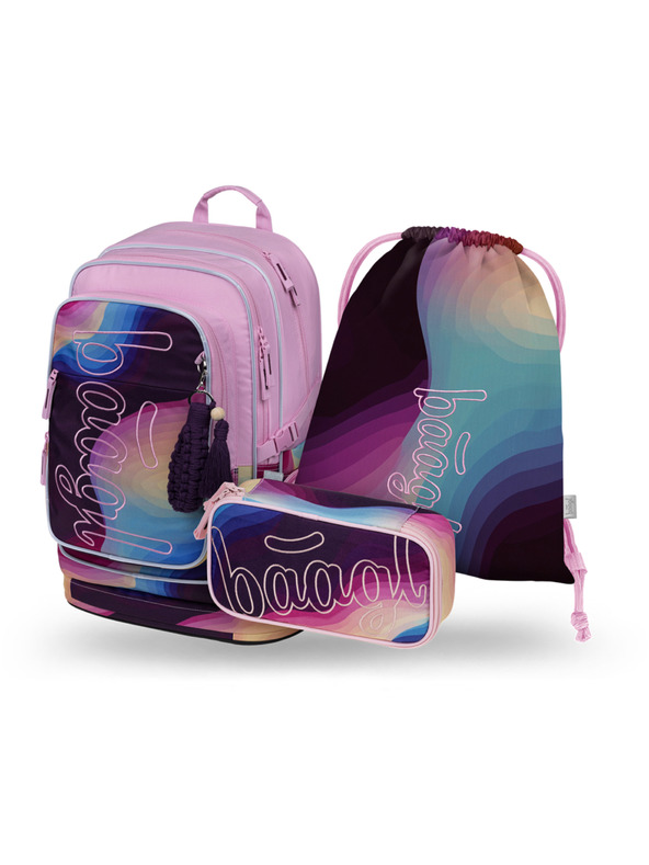 BAAGL  BAAGL SZETT 3 Cubic Lyra: hátizsák, tolltartó, zsák GRS