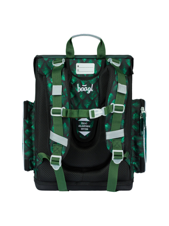 BAAGL  BAAGL 5 SZETT Ergo Sárkány: aktamappa, tolltartó, zsák, borítók, doboz