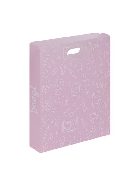 BAAGL  BAAGL Műanyag füzetborítók iskolai Rózsaszín