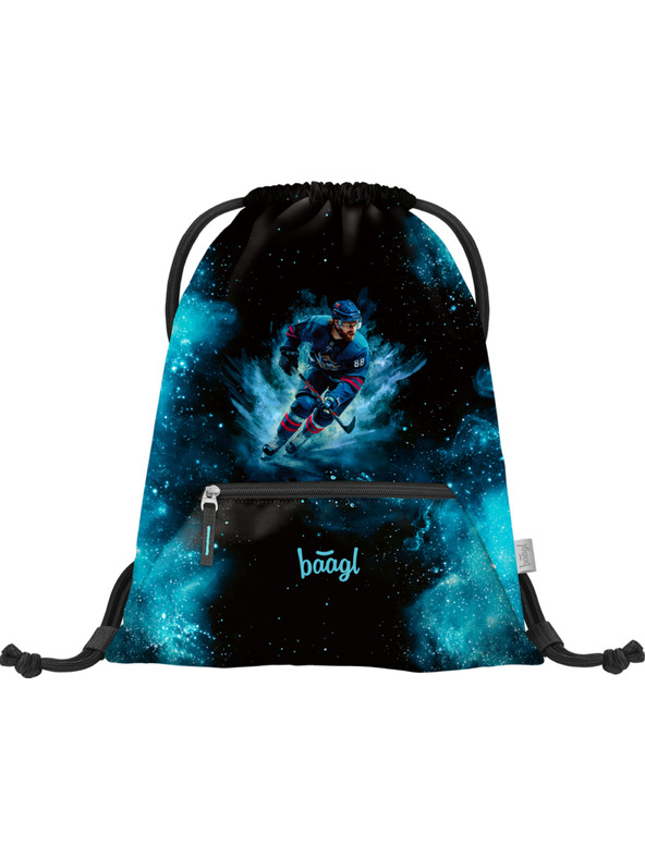 BAAGL  BAAGL SZETT 5 Zippy Hokej: aktamappa, tolltartó, zsák, kötény, pénztárca