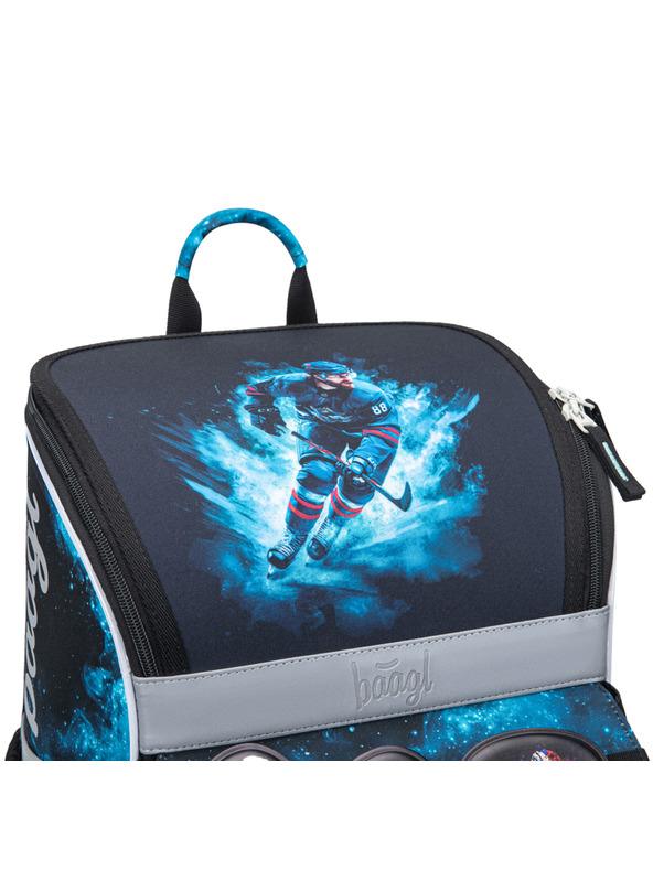 BAAGL  BAAGL SZETT 5 Zippy Hokej: aktamappa, tolltartó, zsák, kötény, pénztárca
