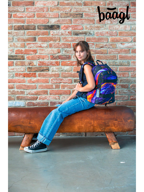 BAAGL  BAAGL KÉSZLET 5 Skate Vibe: hátizsák, toll, sportzsák, övtáska, notebook tok GRS