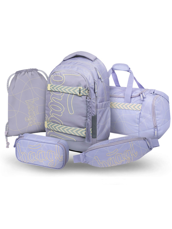 BAAGL  BAAGL KÉSZLET 5 Skate Max Mishmash: hátizsák, toll, zsák, sportzsák, övtáska GRS