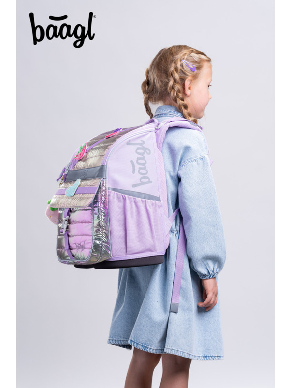 BAAGL  BAAGL KÉSZLET 5 Zippy Lavender: aktatáska, toll, zsák, kötény, pénztárca