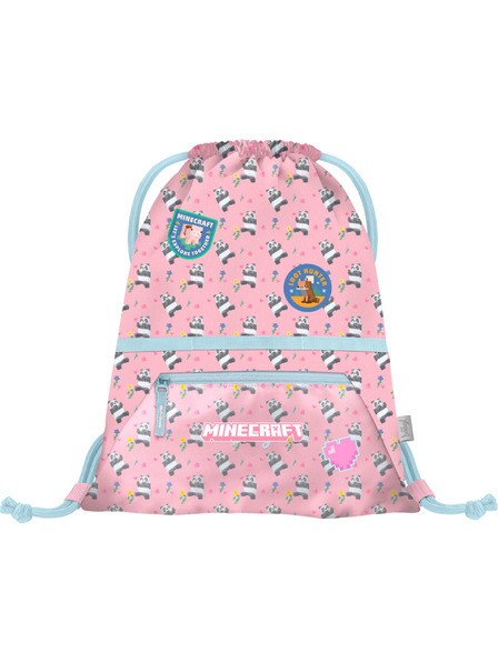 BAAGL  BAAGL Sportzsák zsebbel Minecraft Panda