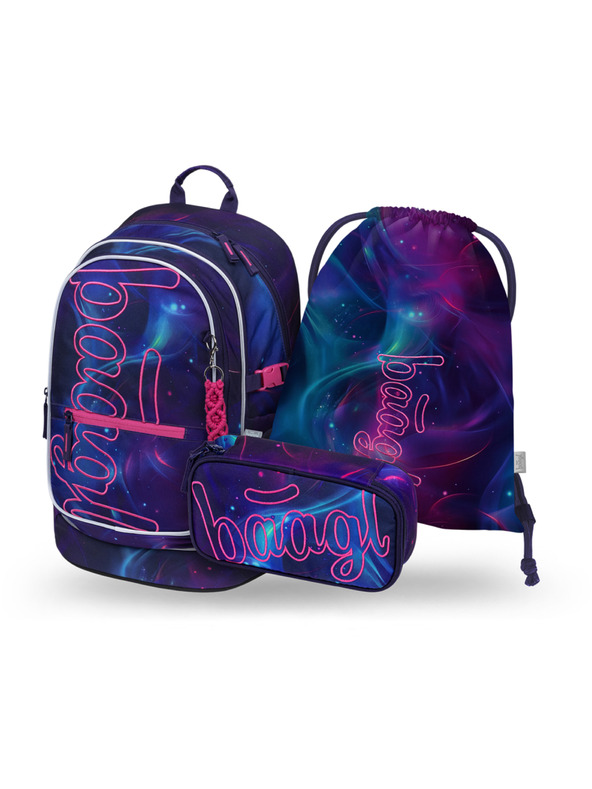 BAAGL  BAAGL SET 3 Core Nova: hátizsák, tolltartó, sportzsák GRS