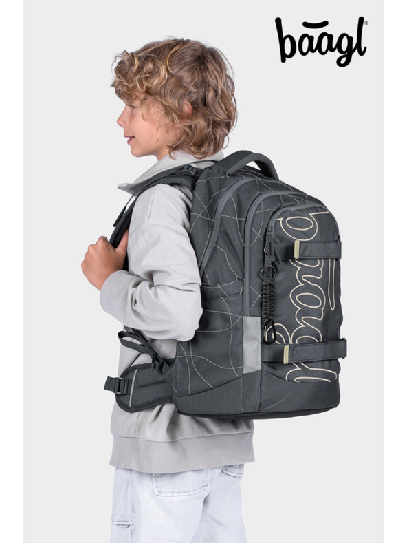 BAAGL  BAAGL Iskolai hátizsák Skate Max Wave GRS