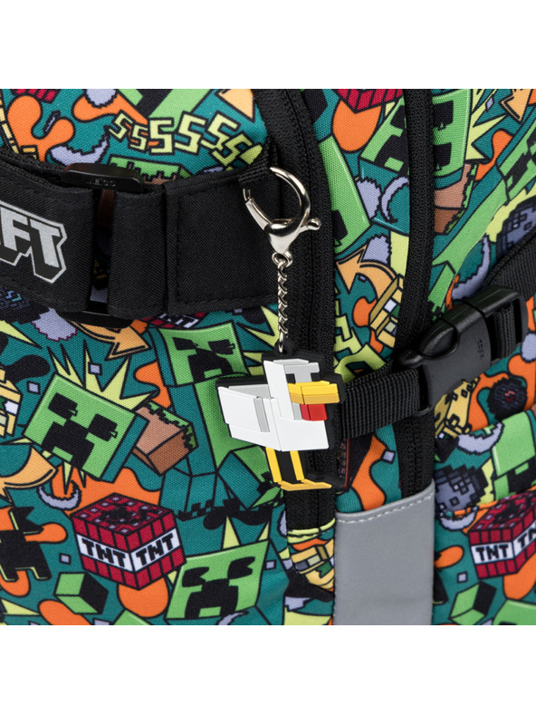BAAGL  BAAGL Iskolai hátizsák Skate Minecraft Chaos