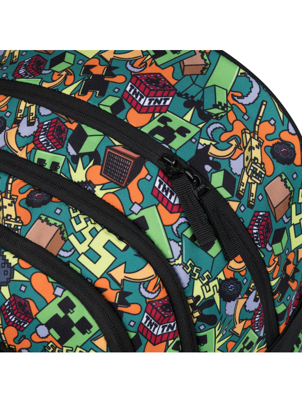 BAAGL  BAAGL Iskolai hátizsák Skate Minecraft Chaos