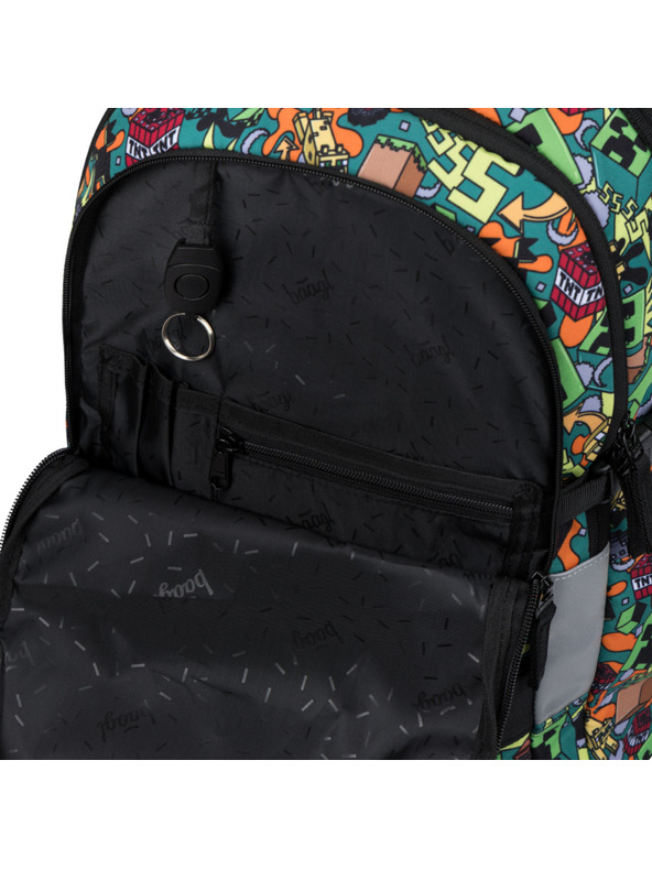 BAAGL  BAAGL Iskolai hátizsák Skate Minecraft Chaos
