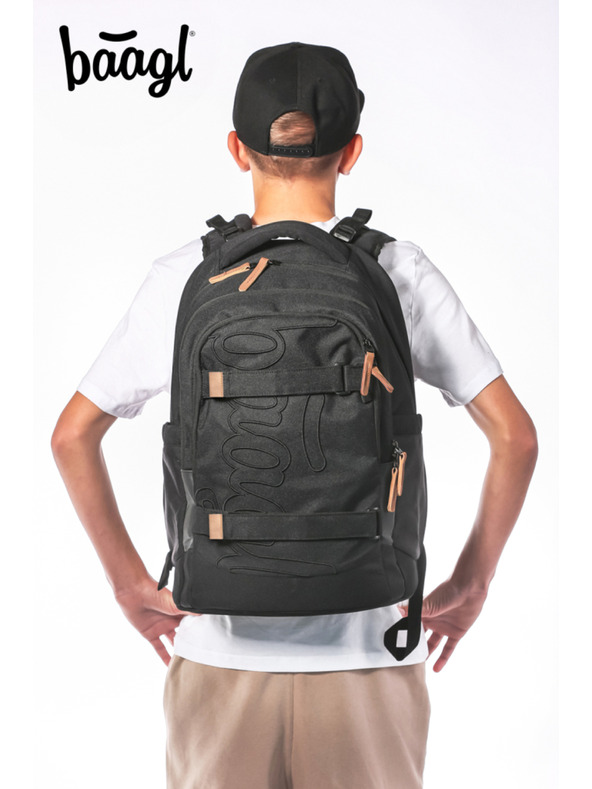 BAAGL  BAAGL SET 5 Skate Max Darkness: hátizsák, tolltartó, sportzsák, sporttáska, övtáska