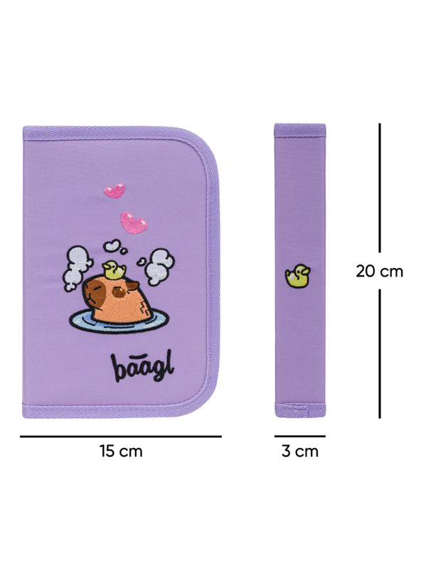 BAAGL  BAAGL SET 3 Zippy Kapybara: aktatáska, tolltartó, sportzsák