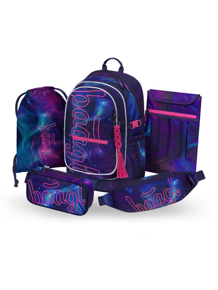 BAAGL  BAAGL SET 5 Core Nova: hátizsák, tolltartó, zsák, övtáska, notebookborítás GRS