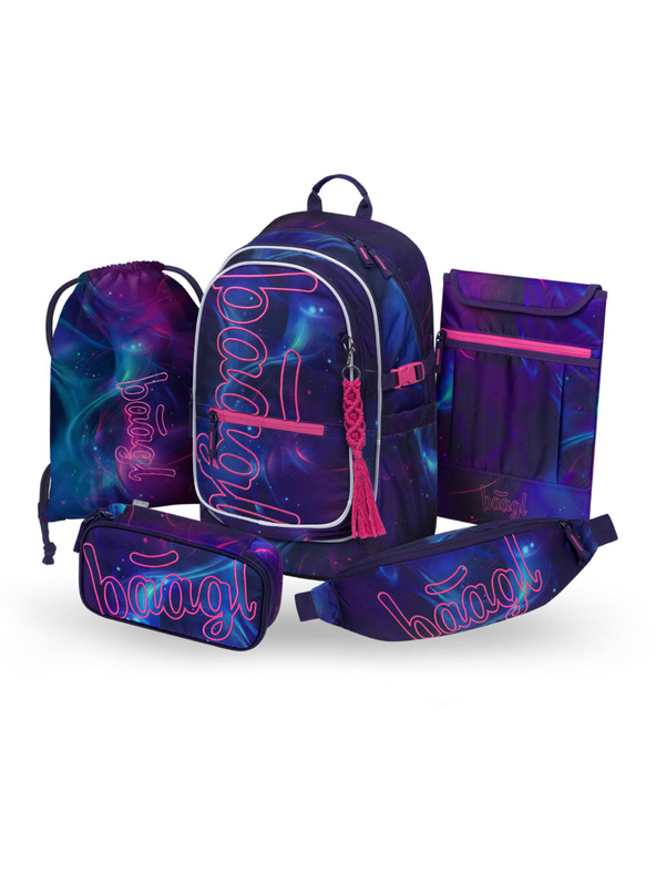 BAAGL  BAAGL SET 5 Core Nova: hátizsák, tolltartó, zsák, övtáska, notebookborítás GRS