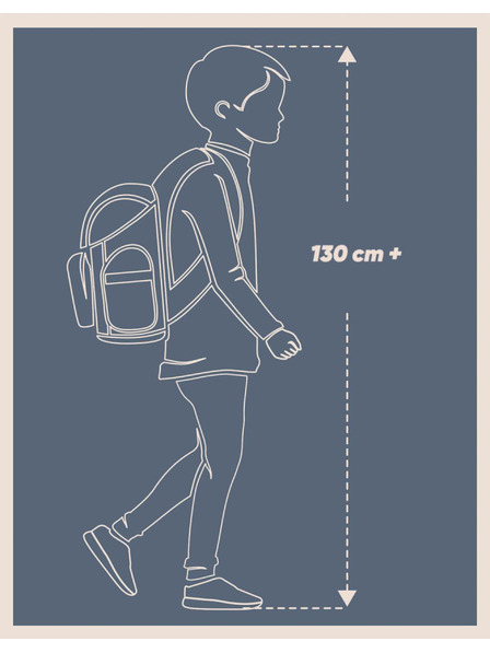 BAAGL  BAAGL Iskolai hátizsák Core Logo kék GRS