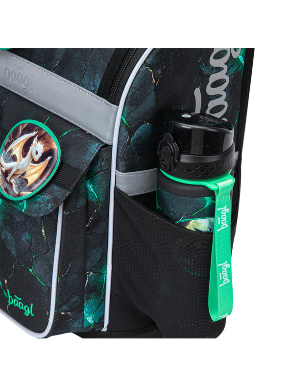 BAAGL  BAAGL SZETT 3 Zippy Sárkányok: aktitáska, tolltartó, zsák