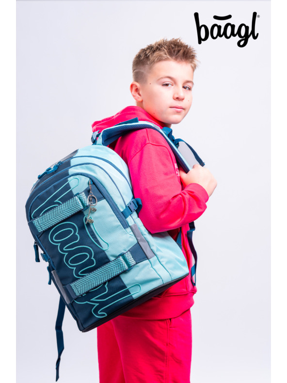 BAAGL  BAAGL Iskolai hátizsák Skate Petrol GRS