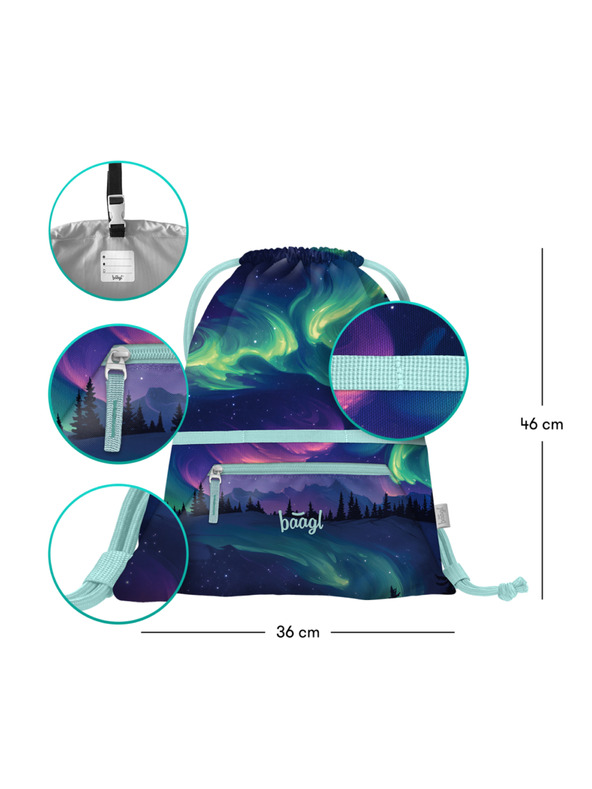 BAAGL  BAAGL Zsák zsebbel Aurora GRS