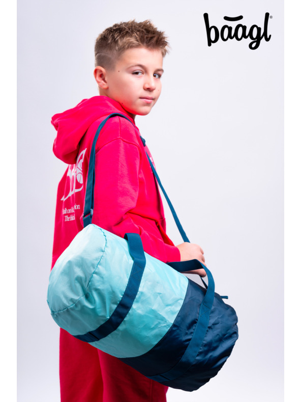 BAAGL  BAAGL SZETT 5 Skate Petrol: hátizsák, tolltartó, sportzsák, övtáska, notebook tok GRS