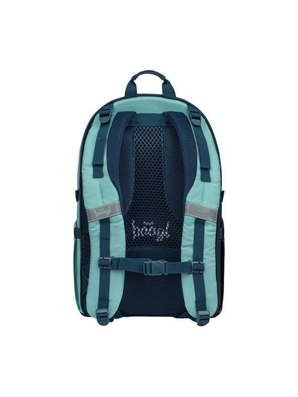 BAAGL  BAAGL SZETT 5 Skate Petrol: hátizsák, tolltartó, sportzsák, övtáska, notebook tok GRS