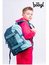 BAAGL  BAAGL SZETT 5 Skate Petrol: hátizsák, tolltartó, sportzsák, övtáska, notebook tok GRS