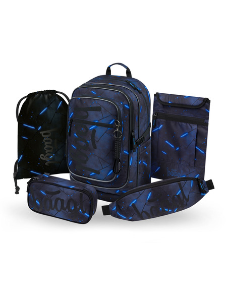 BAAGL  BAAGL SZETT 5 Cubic Flash: hátizsák, tolltartó, zsák, övtáska, notebook tok GRS