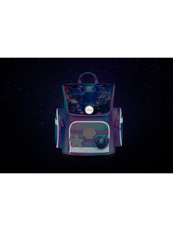 BAAGL  BAAGL SZETT 5 Ergo Axolotl: aktitáska, tolltartó, zsák, kötény, pénztárca