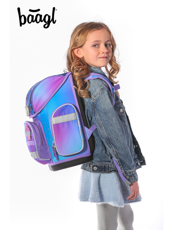 BAAGL  BAAGL SZETT 5 Ergo Axolotl: aktitáska, tolltartó, zsák, kötény, pénztárca